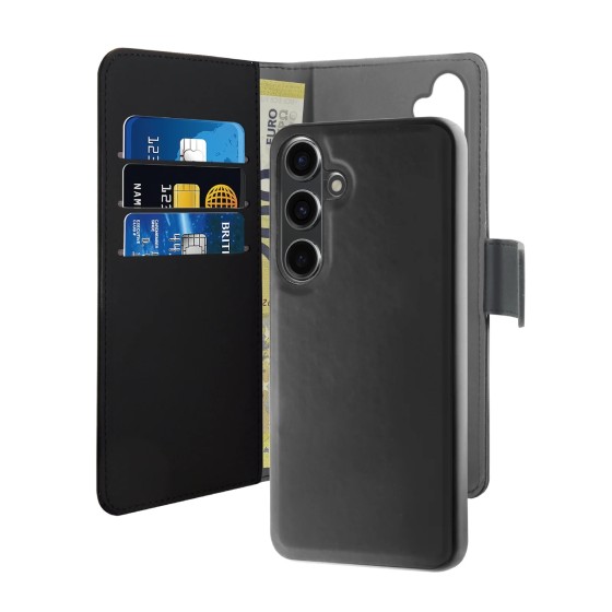 Custodia Wallet Detachable 2 in 1 per Samsung Galaxy S24+